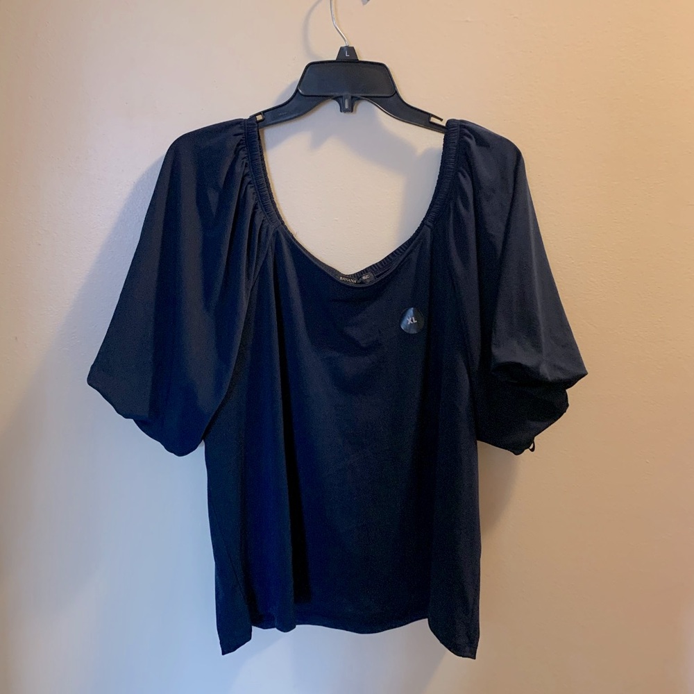 Banana republic navy blue blouse